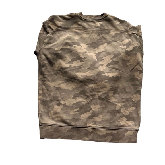 Lululemon Perfectly Oversized Crew Heritage 365 Camo Beige Multi Size M - Picture 8 of 11